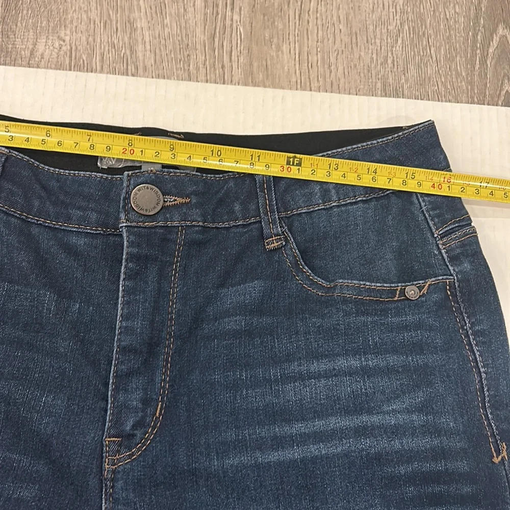 NWOT WIT & WISDOM Ab-Solution Itty Bitty Bootcut Jeans Size 10 - Picture 12 of 16